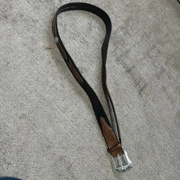 Nocona Belt Co Genuine Leather Belt, size 44. - Picture 9 of 10